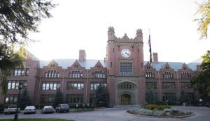 University of Idaho administration building, located in Moscow, Idaho. The murders took place on this campus.