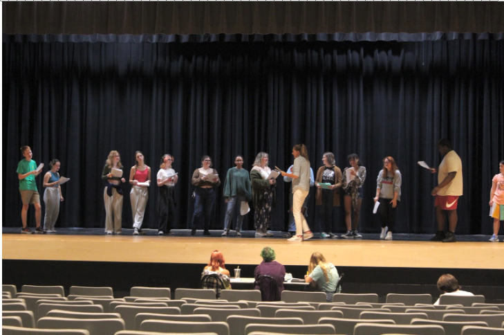 Actors and Actresses begin to prepare to put on a spectacular show.