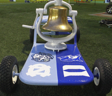 Here is the Duke-UNC Bell and we have one too. 