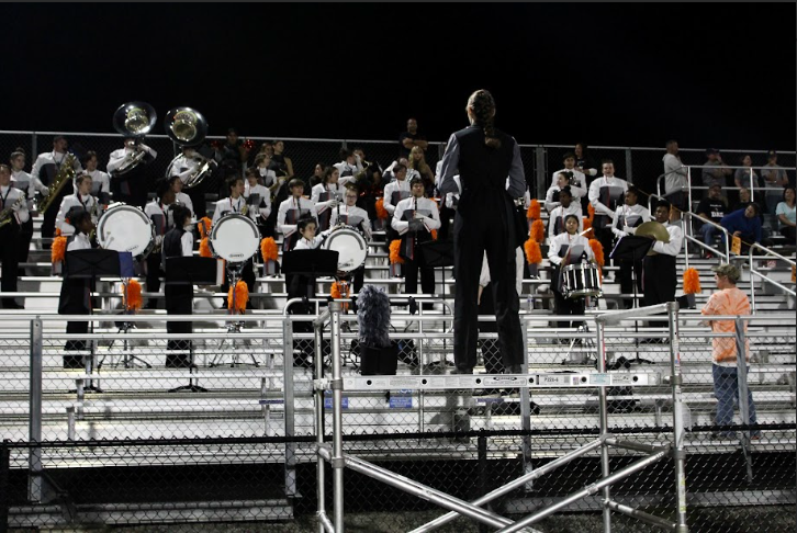 The Marching Bengals performed at the football game against the Corinth Holders on Oct. 6th.