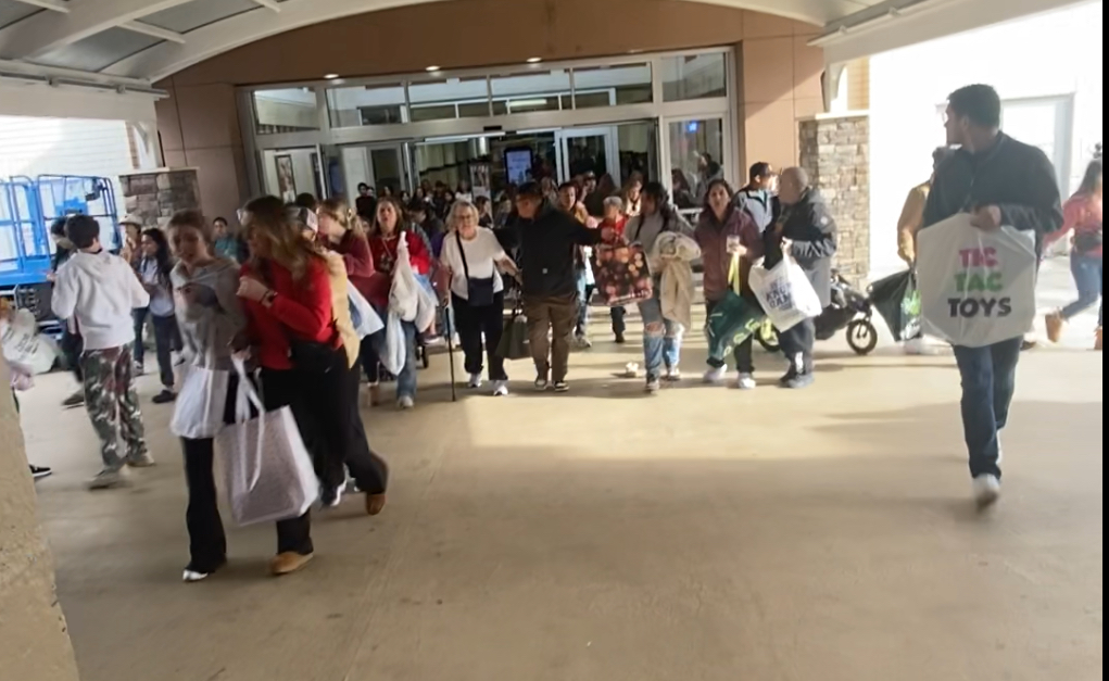 Loud sounds panic Crabtree Valley Mall shoppers