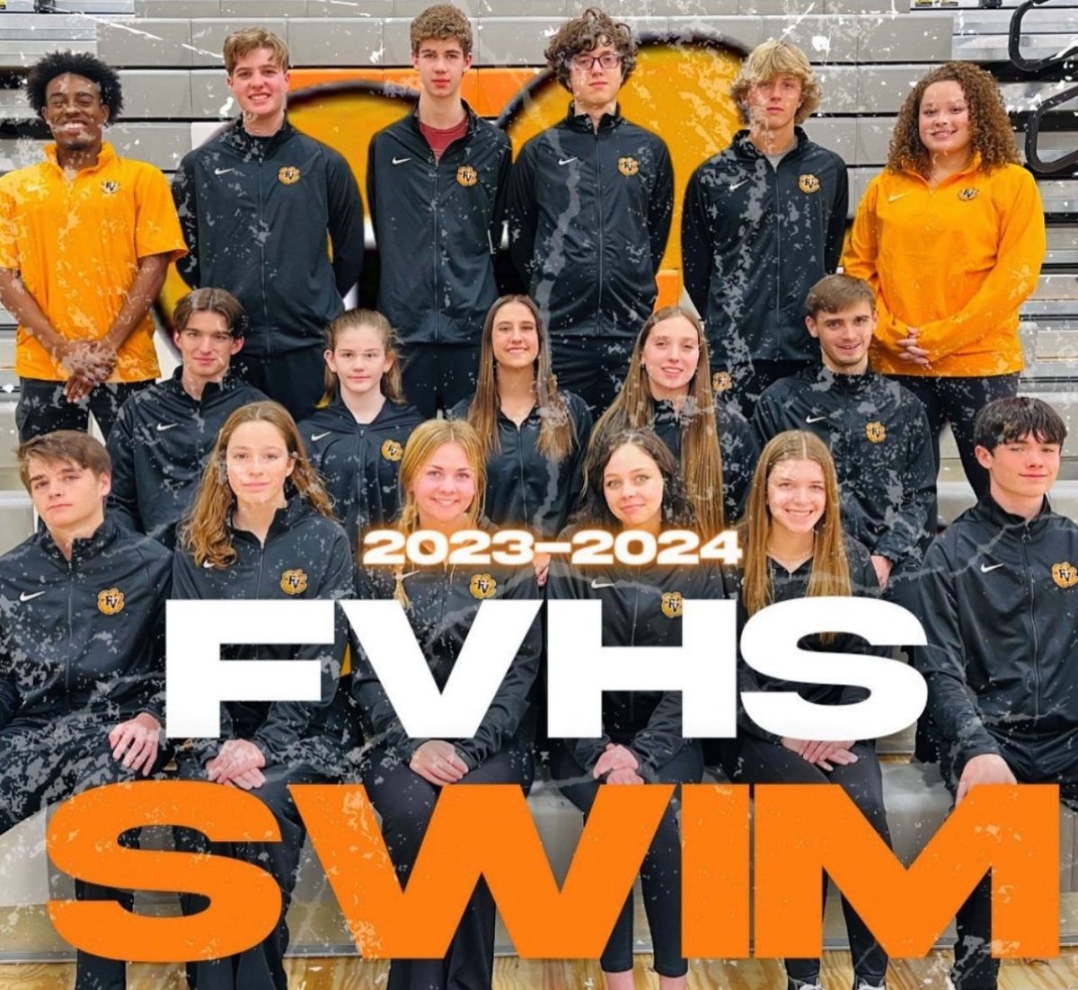 Fuquay Varina High Schools 2023 Swim team.