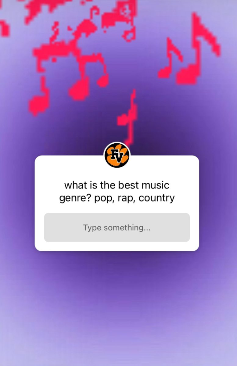 Fuquay Varina High School students vote on their favorite music genre.