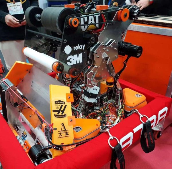 SLICEs robot, Clementune, is ready to compete this week in the World Championship in Houston, TX. The robot was built by FVHS students to compete in various tasks, such as shooting discs accurately and doing pull ups on a chain. 