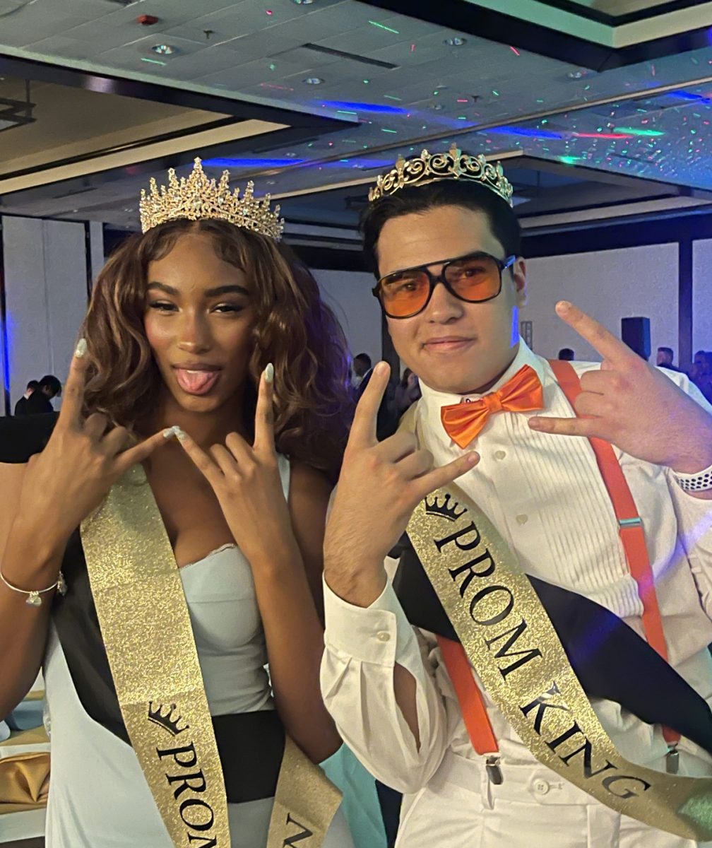 Shae Bass and Ralph Philips were voted as Prom queen and king at Fuquay Varina High School.