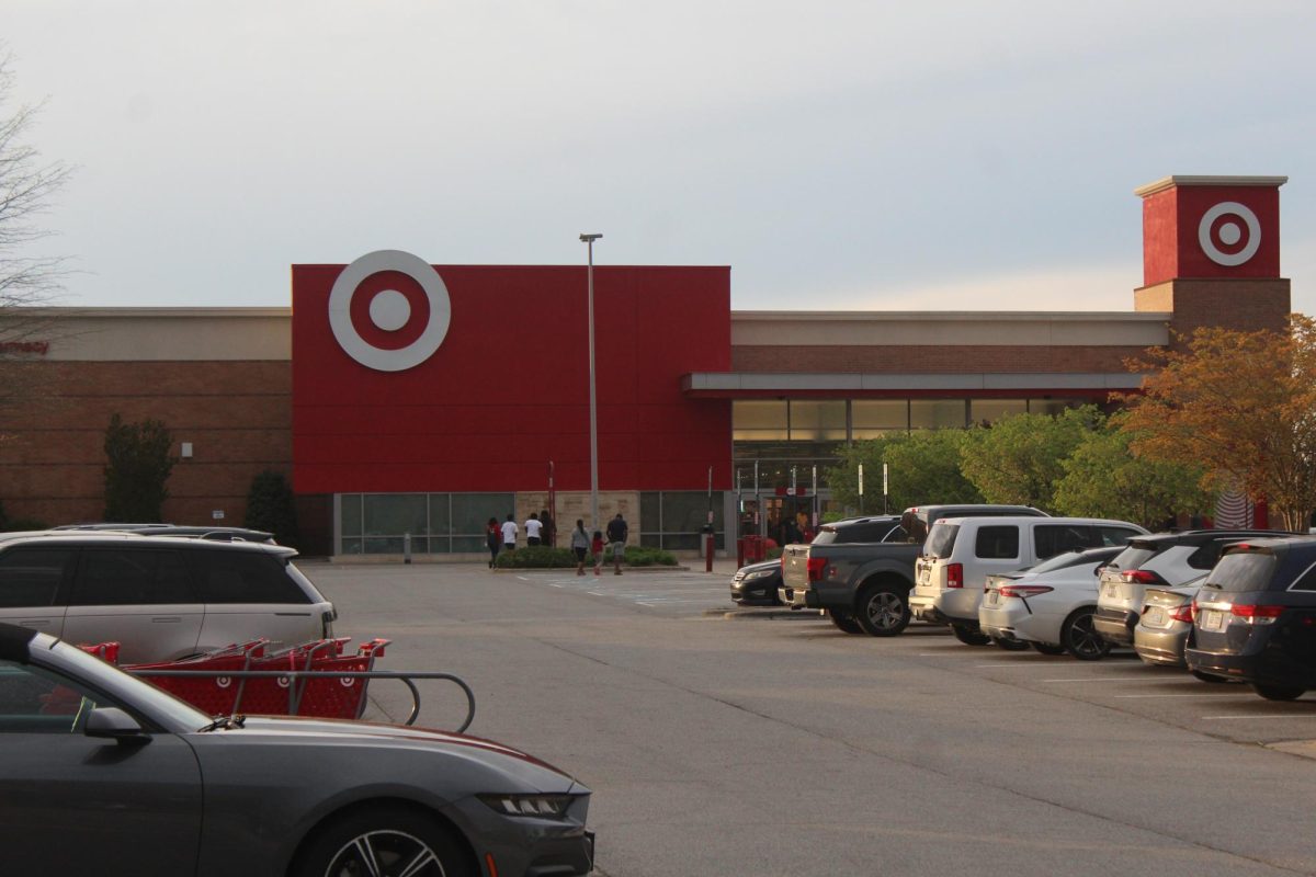 Target supplies its shoppers with anything they would need and is now limiting self check out to 10 items to limit stealing.