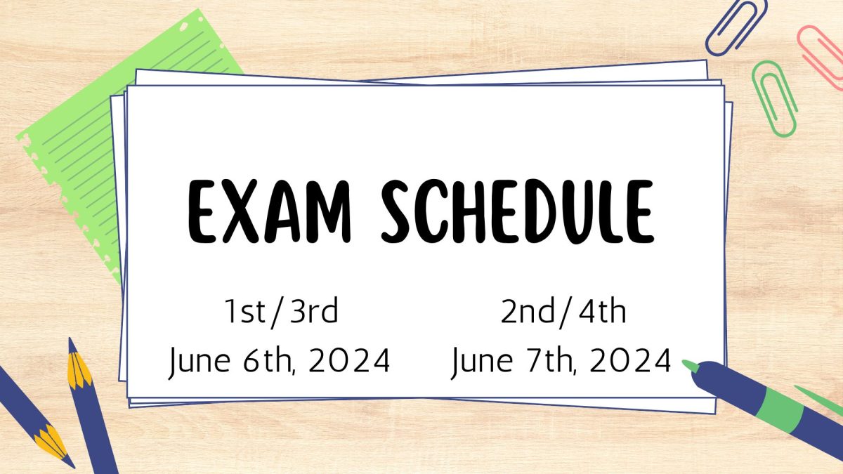 This year’s exam schedule is different compared to what it has been in previous years.