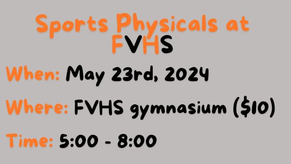 Fuquay Varina High School is holding a physical night for athletes to have an easy way to get their physical done in order to tryout for their desired sports.