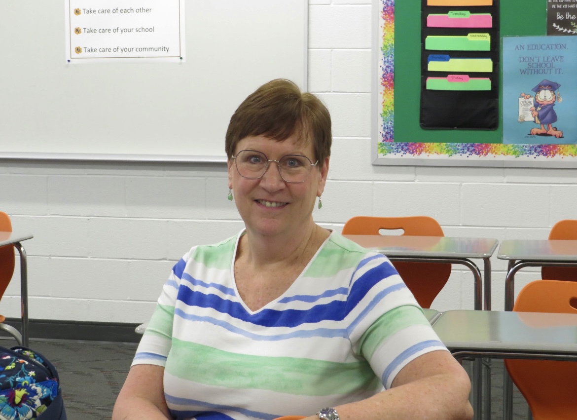 Fuquay-Varina High School math teacher, Mrs. Barber is retiring from Fuquay.