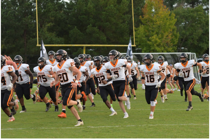 Fuquay Bengals and Holly Springs faced each other on the field on Sept. 6. 