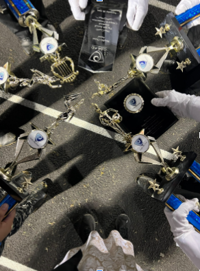 The marching band had an impressive haul from their first competition of the season. 