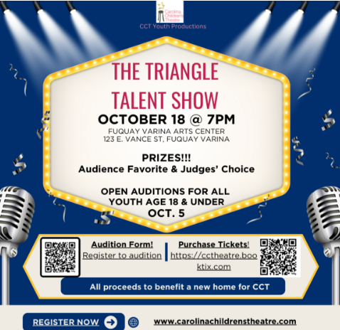 The new Triangle Talent Show will be held in Fuquay-Varina on Oct. 18.