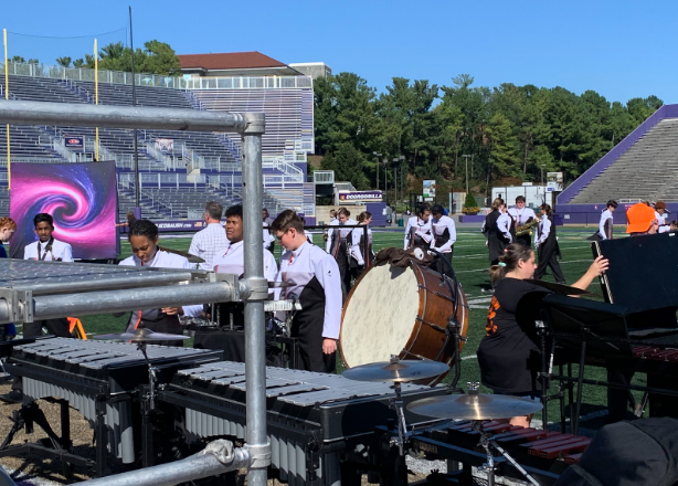 Marching Bengals are preparing for the JMU Parade of Champions. 