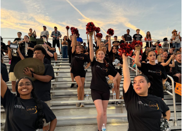 FVHS has a new show titled Into the Light which they perform at the football halftime show alongside the FVHS band.