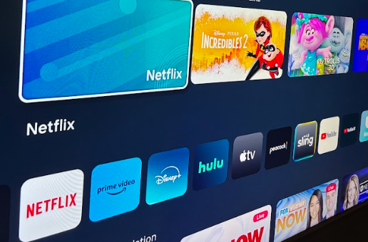 Streaming services show up on the homescreen of most TVs