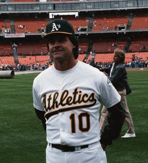 Tony La Russa as the manager of the Oakland Athletics before a game at Oakland Coloseum, circa 1989.