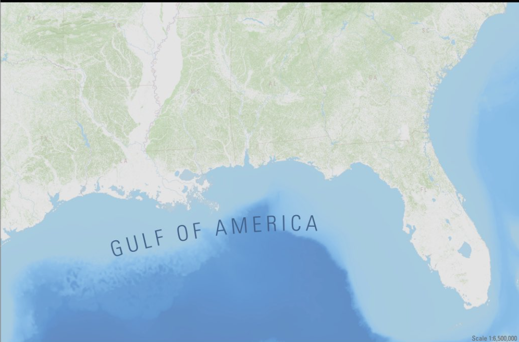 Many websites used in the United States changed Gulf of Mexico to Gulf of America on Feb. 9, 2025.

