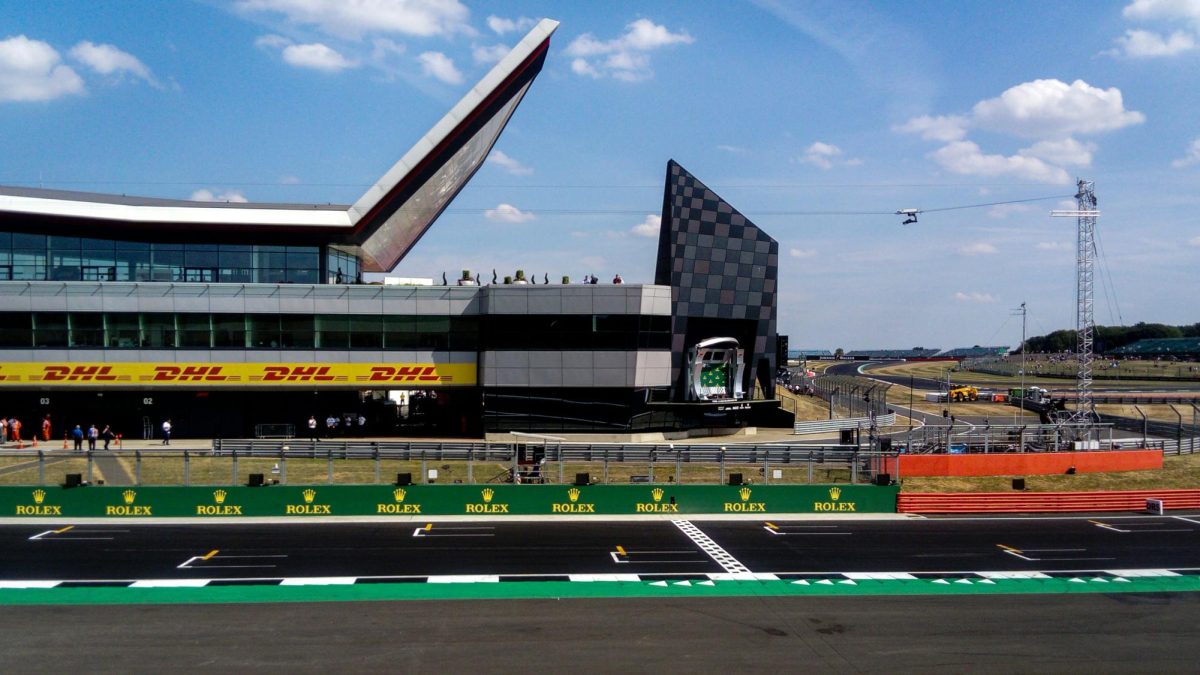 Silverstone Race Track, in Northern Britain, home of the British Grand Prix. Lewis Hamilton was last year’s winner of the British Grand Prix

