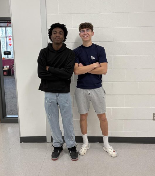 Juniors Jordan McLean and Dawid Kuron have a variety of after school activities.

