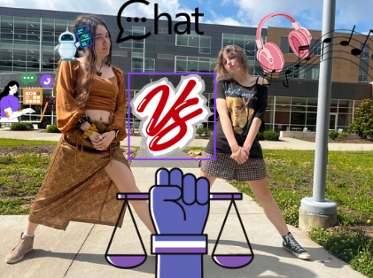 Juniors Dakota Walker and Allison Massey on are on opposing sides of the argument. 

