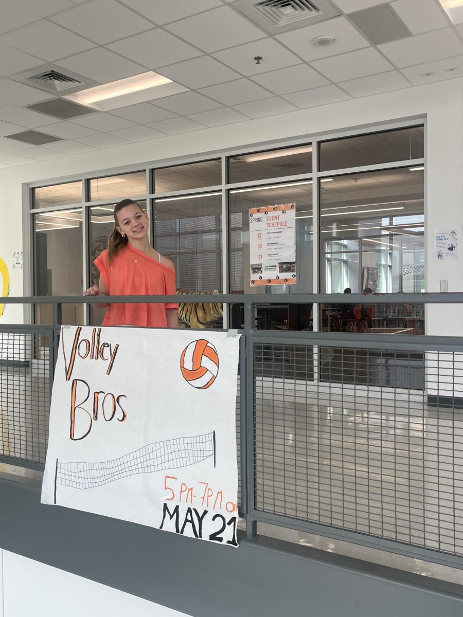Sophomore Riley Szalanski is working to put together VolleyBros.

