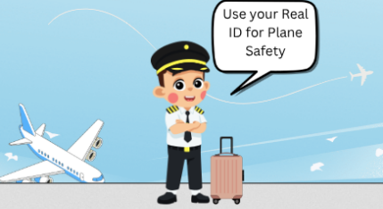 People now need a Real ID for domestic travel on planes.


