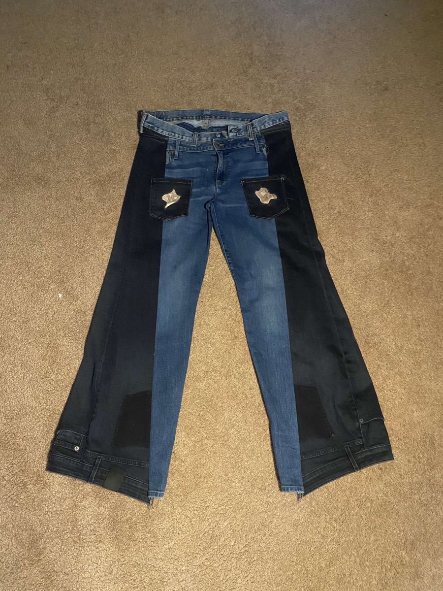 These super cool DIY pants were made by Jesse Toscano.


