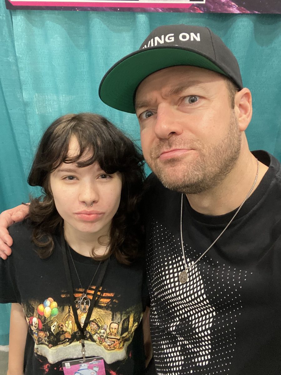 Ross Marquand and I pose together for a photo at Galaxycon in Raleigh.
