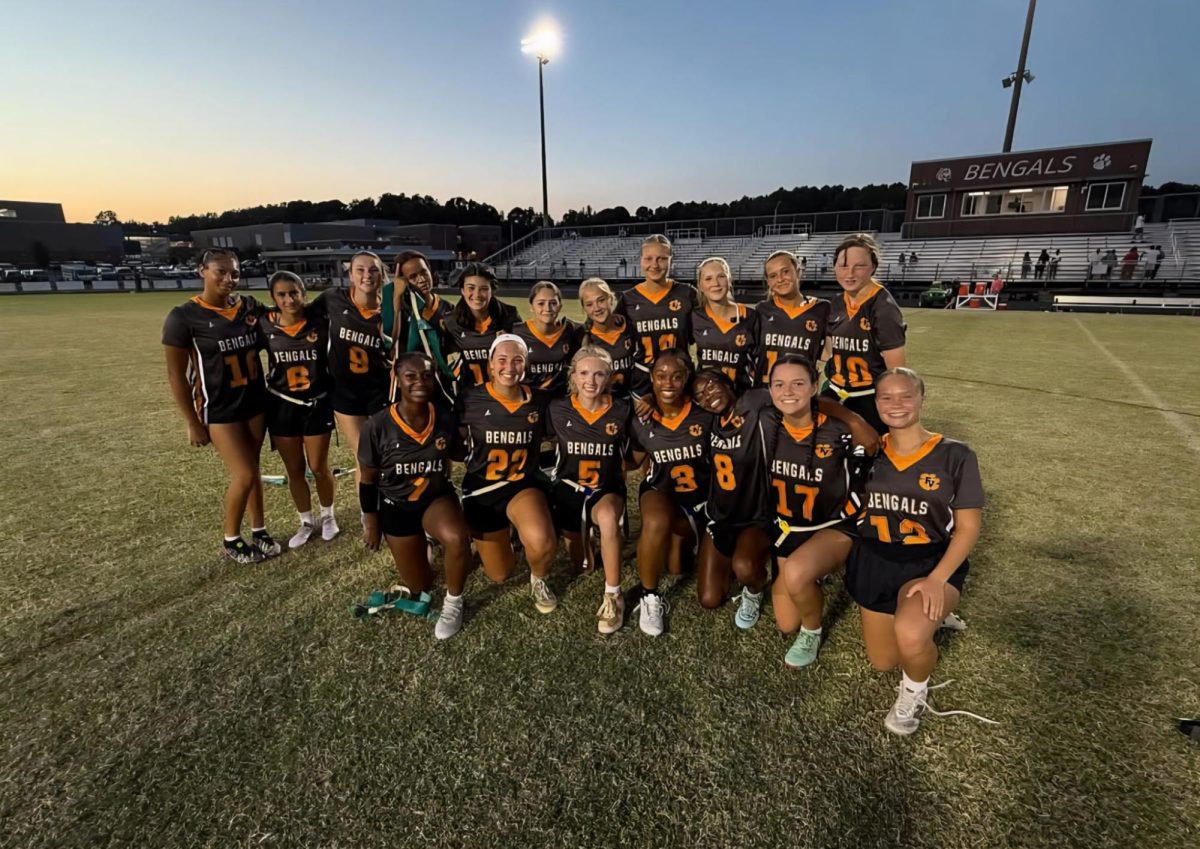 Flag football celebrates senior night with another win. 