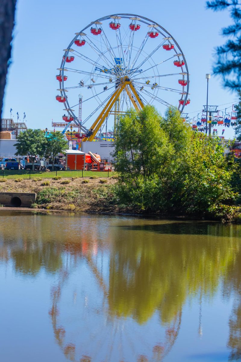 The NC State Fair happens every October at the fairgrounds in Raleigh.