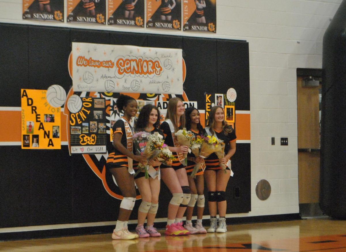 FVHS seniors are recognized during a night dedicated to them.