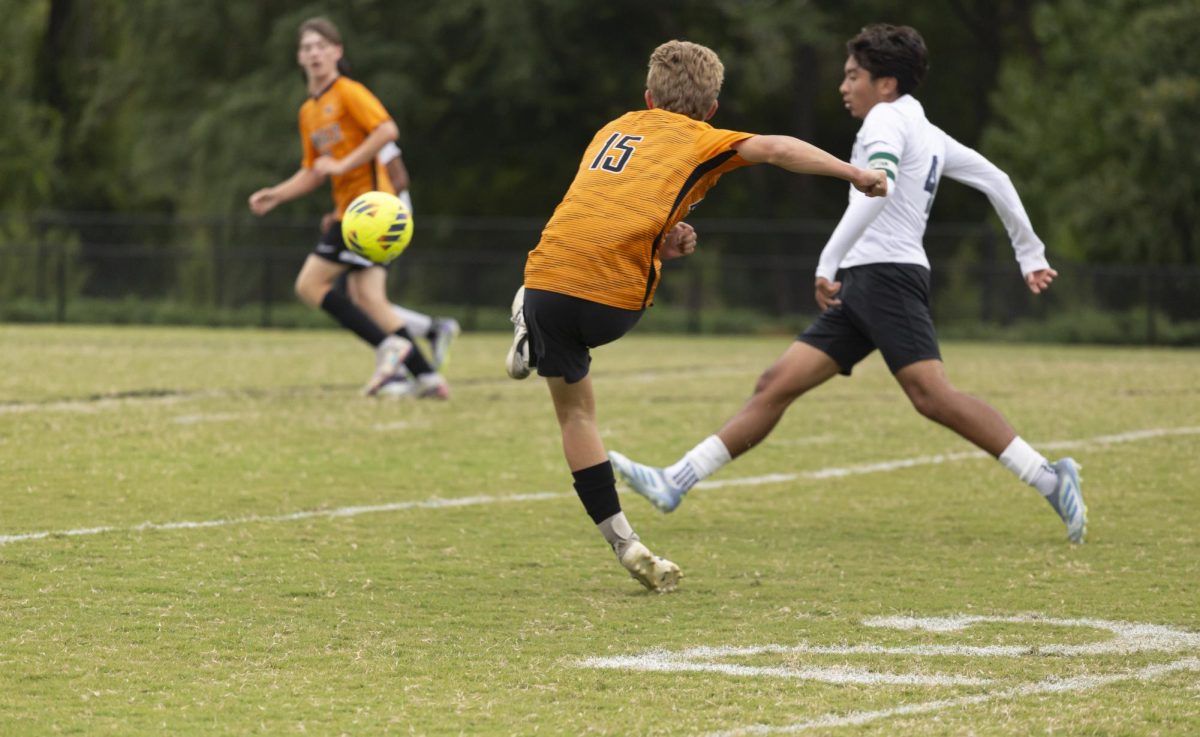 JV soccer wins against Southeast Raleigh 3-0.