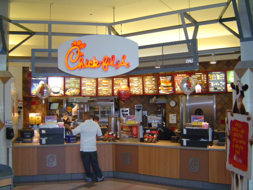 Georgia hospital was treated by Chick-fil-A to a brand new vending machine with Chick-fil-A products. Photo by Rhys Price.