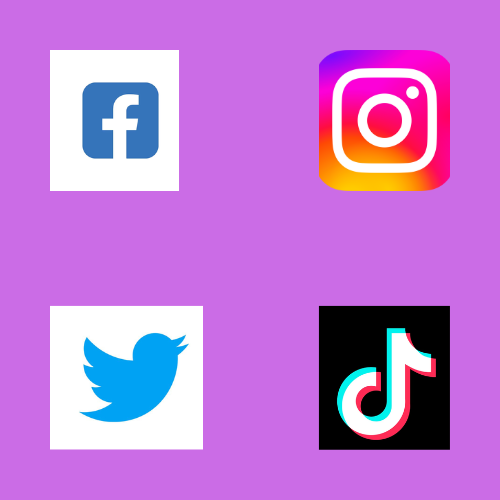 Purple profile pictures are trending on social media. Photo by Lyna Onkundi and Alyssa Garrison.
