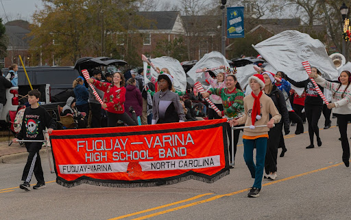 Fuquay-Varina locals greeted with a jolly good Christmas parade.