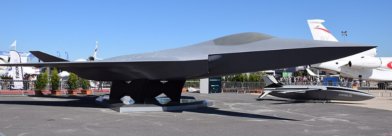 Mock ups for sixth generation fighter jets have been coming out for years, like this one from the 2019 Paris Air Show.