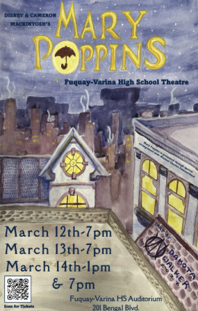 Many people are going to attend the opening night of the musical March 12.