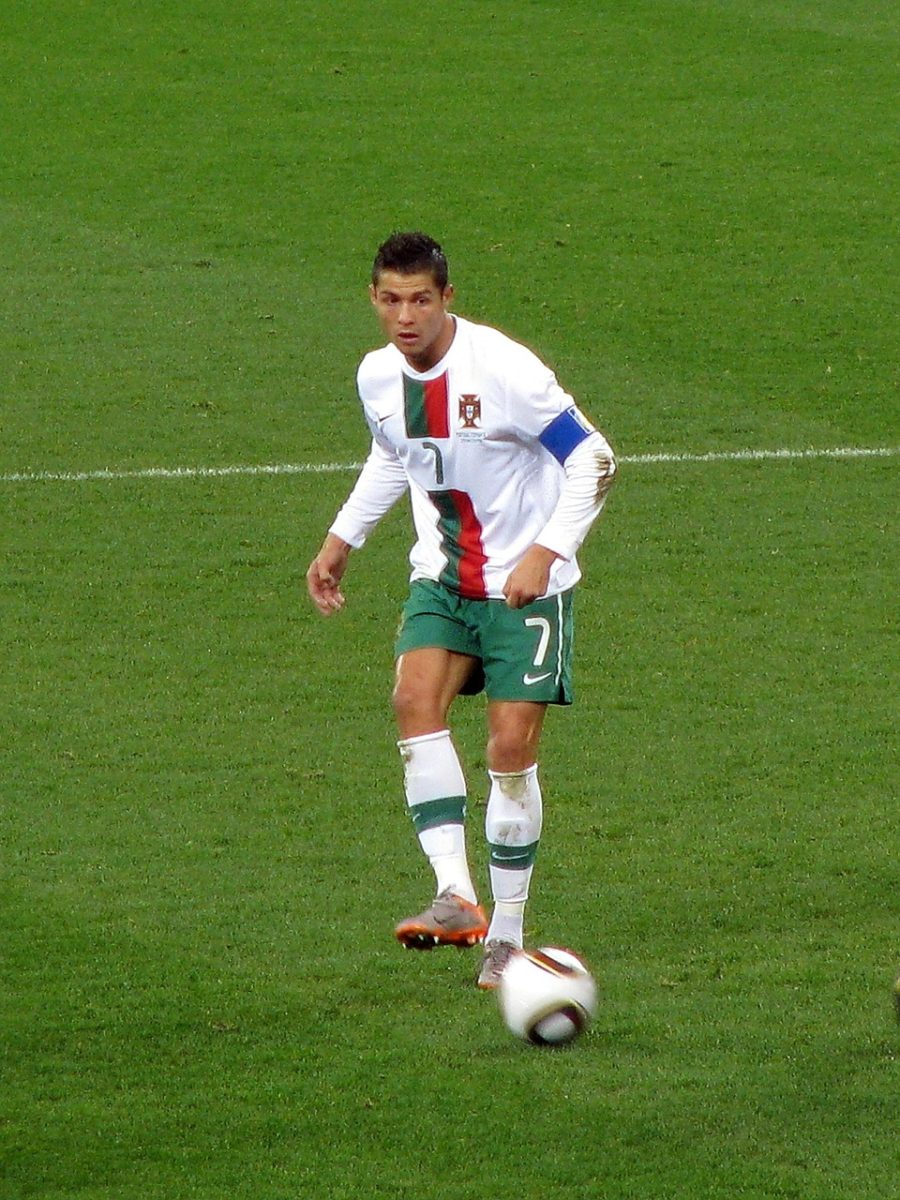 Ronaldo keeps the play up during the 2022 World Cup for his team Portugal.