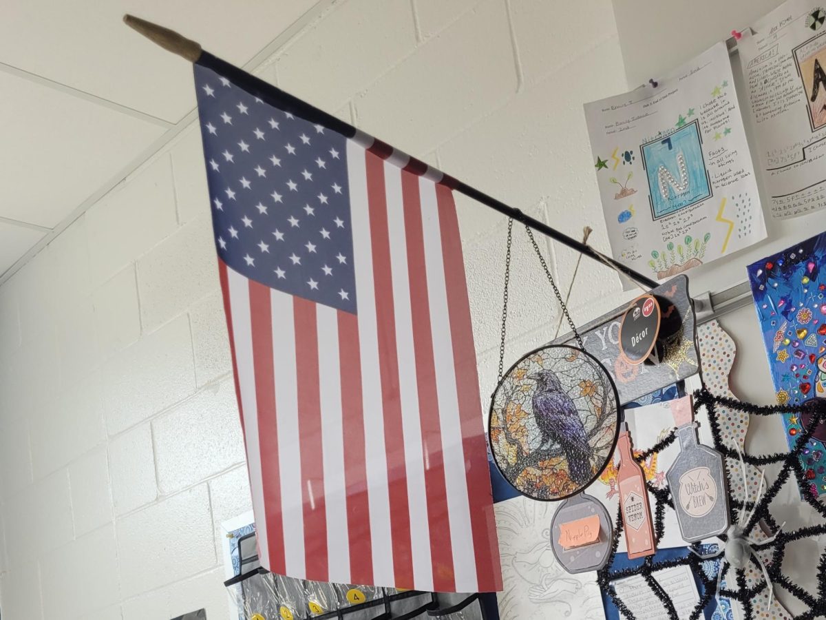 North Carolina requires all classrooms to have an American flag.