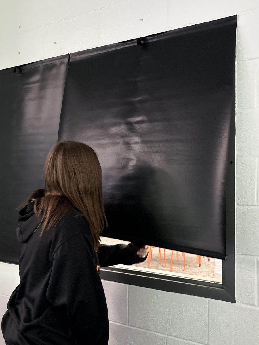 Students practice code red lockdown drills for safety