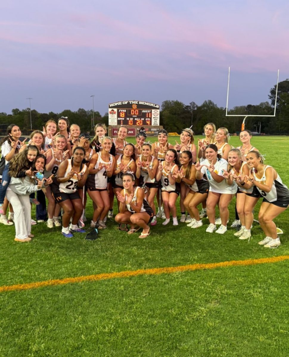 The womens lacrosse team has pushed to an amazing 11-0 on the season. Photo courtesy of @fvhsbengals on Instagram.