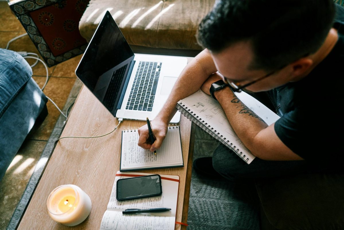 People may choose to either write on paper or computer.
