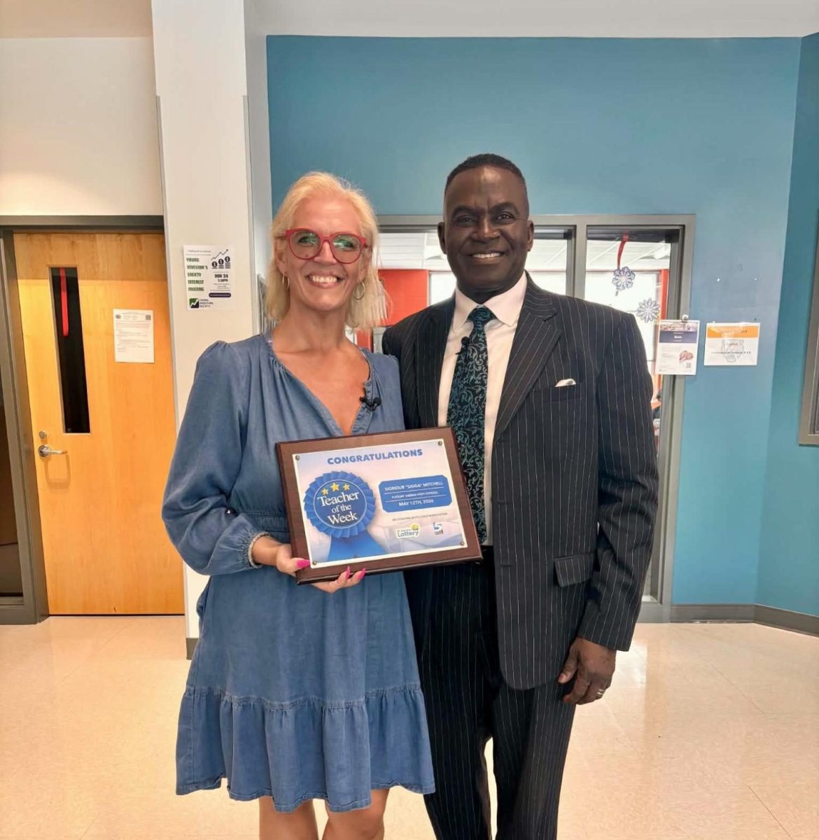 Sigridur Mitchell wins May 18 WRAL teacher of the Week.