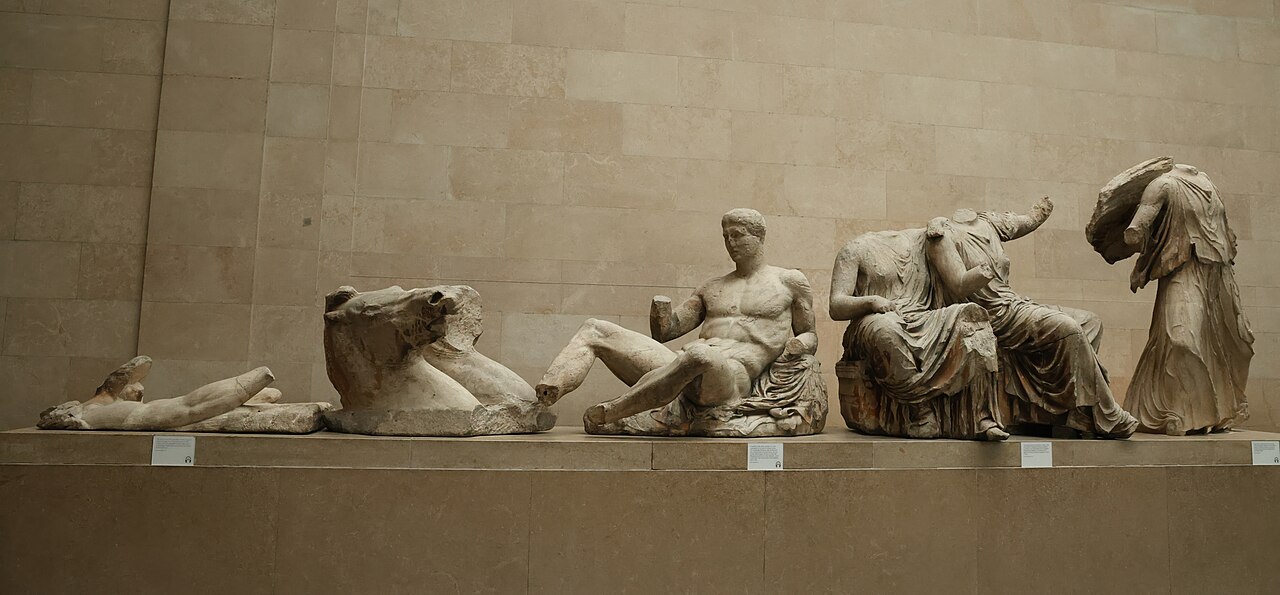 The Greek government claims the Parthenon Sculptures were illegally removed during the Ottoman occupation. The British Museum argues that they were acquired legally and that these sculptures are a ‘cultural legacy.' 
Sanjay Acharya/Wikimedia Commons